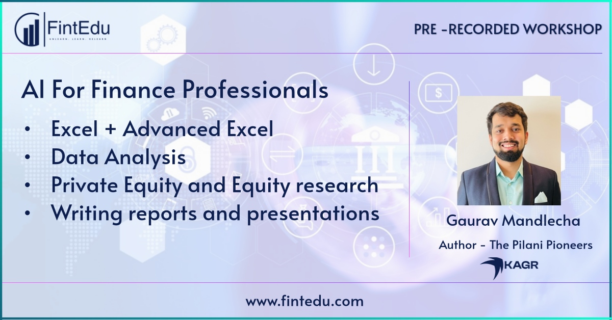 AI For Finance Professionals